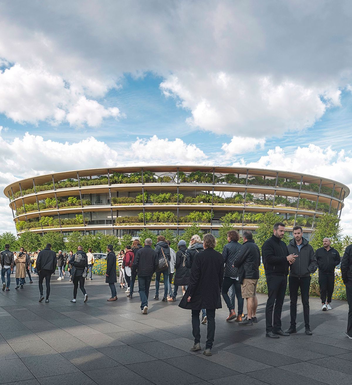 Primul „stadion-grădină” din lume se construiește la granița României: imagini impresionante