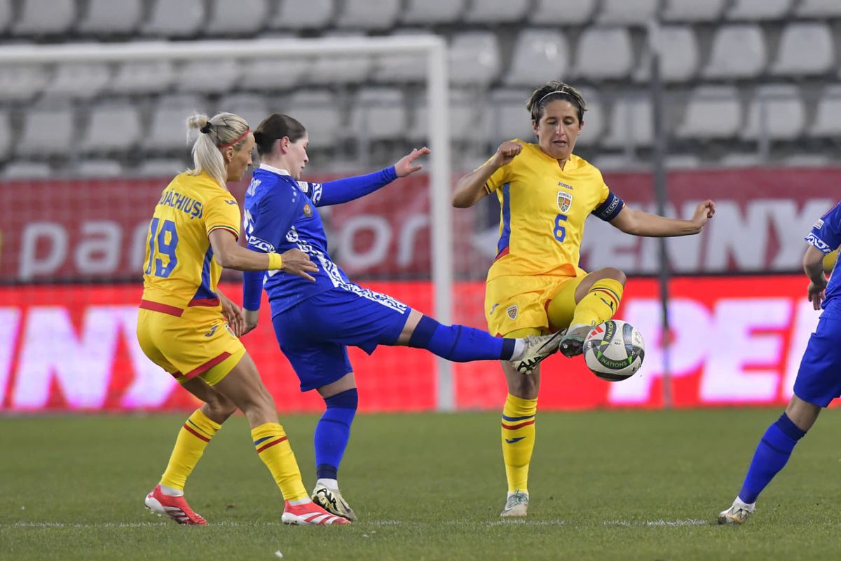 România - Moldova, în preliminarii CM la fotbal feminin