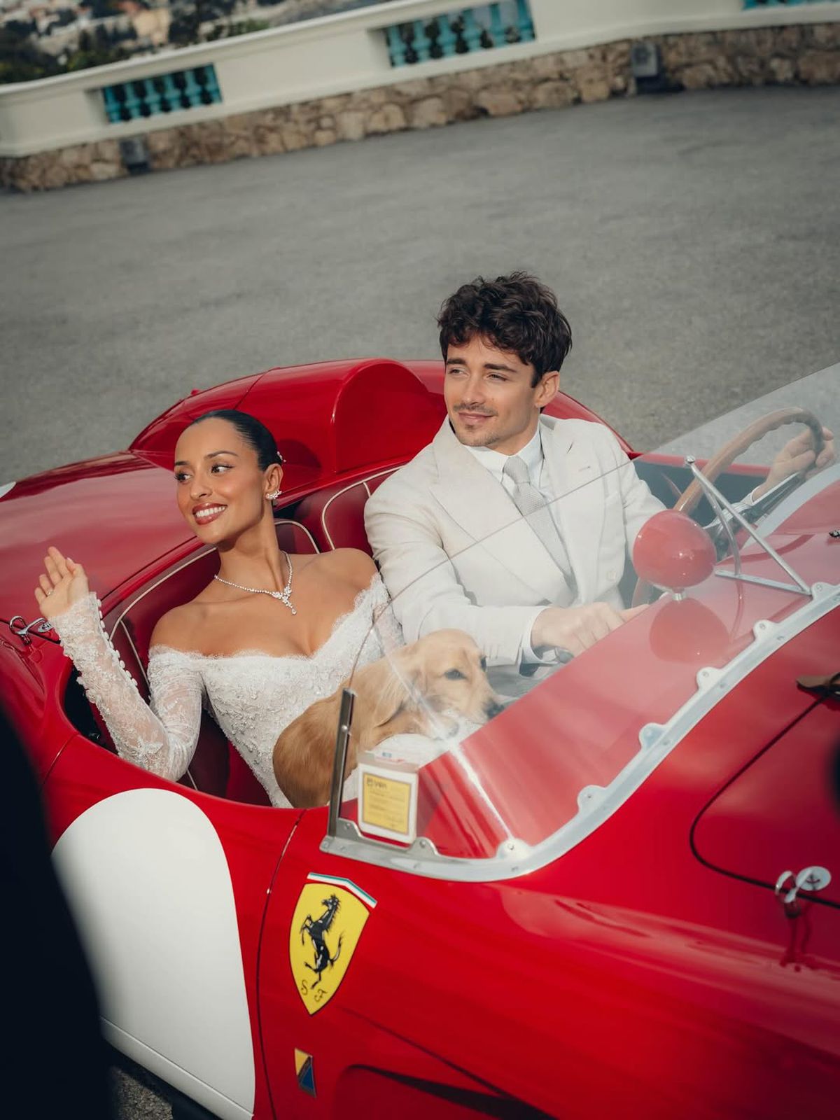 Nuntă ca în filme! » A plimbat-o pe Alexandra într-un Ferrari din 1957 pe străzile din Monte Carlo: „Cel mai stilat cuplu”