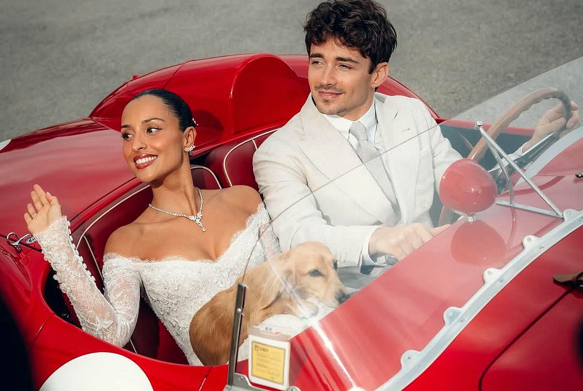 Nuntă ca în filme! » A plimbat-o pe Alexandra într-un Ferrari din 1957 pe străzile din Monte Carlo: „Cel mai stilat cuplu”