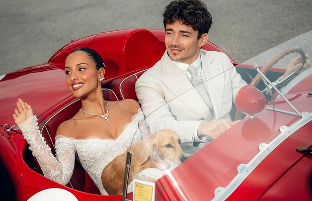 Nuntă ca în filme! » A plimbat-o pe Alexandra într-un Ferrari din 1957 pe străzile din Monte Carlo: „Cel mai stilat cuplu”