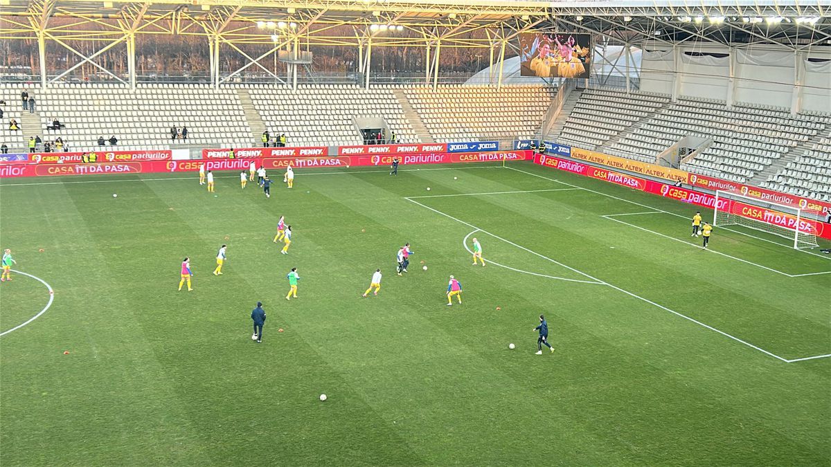 România - Moldova, la fotbal feminin, înainte de meci