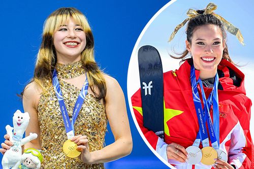 Alysa Liu (SUA) și Eileen Gu (China), medaliate la JO de la Milan-Cortina 2026 / Foto: Imago Images