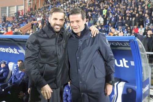 Cesc Fabregas și Cristi Chivu, la meciul din tur Inter - Como 4-0 / Foto: Imago Images