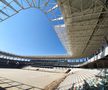 GALERIE FOTO Nu s-a oprit munca! Imagini de senzație de la stadioanele Steaua, Arcul de Triumf și Rapid