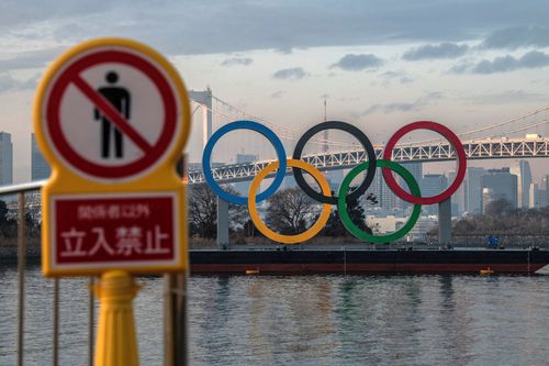 Imagine din Tokyo a cercurilor olimpice // foto: Guliver/gettyimages