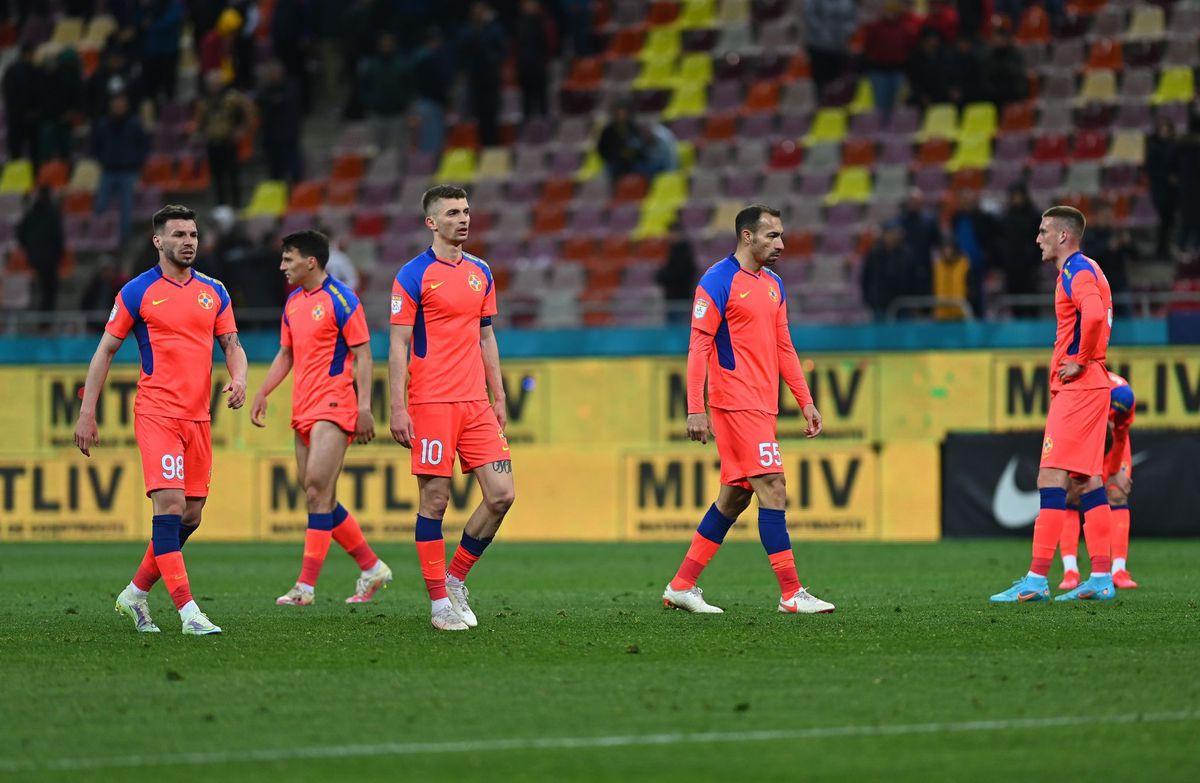 Scene violente în tribune la FCSB - CSU Craiova » Nepotul lui Becali, implicat în altercație