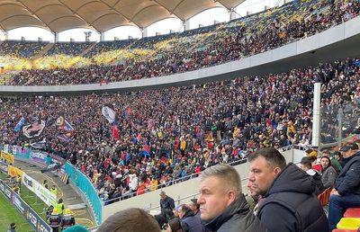 FCSB - CSU CRAIOVA. Ce nu s-a văzut la TV » Cum l-au primit fanii roș-albaștri pe Reghecampf