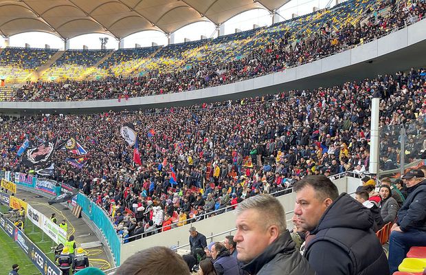 FCSB - CSU CRAIOVA. Ce nu s-a văzut la TV » Cum l-au primit fanii roș-albaștri pe Reghecampf