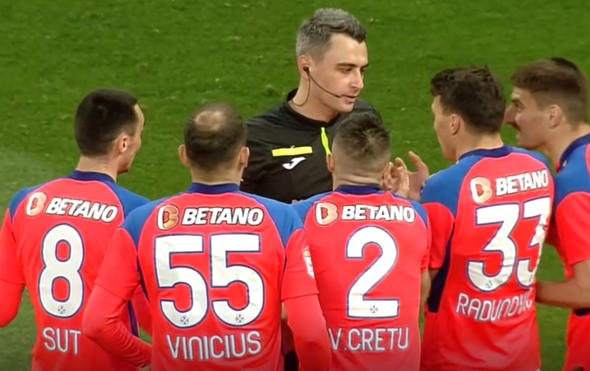 A fost penalty la duelul Cristea - Ivan din FCSB - CSU Craiova? Ce arată reluările fazei