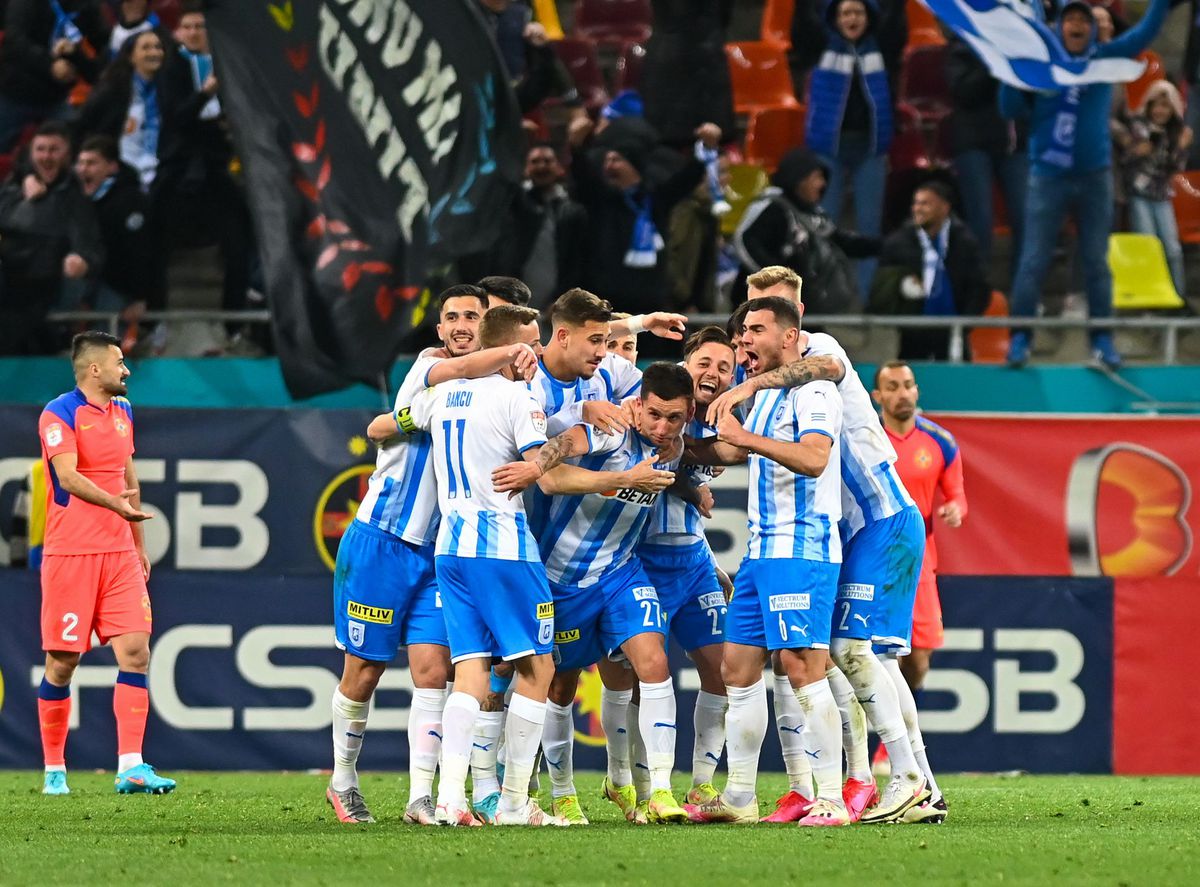 Scene violente în tribune la FCSB - CSU Craiova » Nepotul lui Becali, implicat în altercație