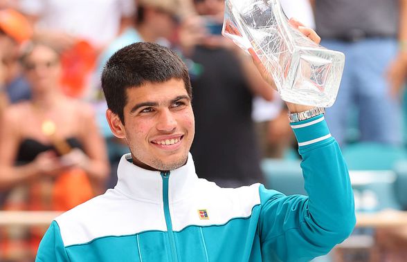 Puștiul Carlos Alcaraz a scris istorie în finala Miami Open! » A doborât recordul lui Djokovic