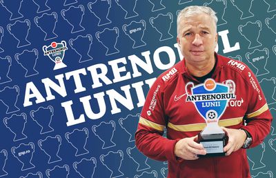 Dan Petrescu,  „Antrenorul lunii martie”: „Nu mă așteptam să primesc acest trofeu, m-ați luat prin surprindere”