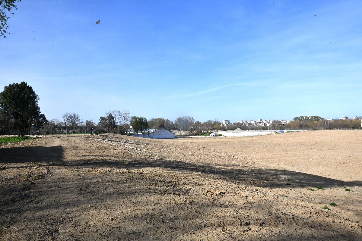 Șantier stadion Constanța - imagini surprinse de GSP pe 31 martie 2024, în istoricul oraș de lângă malul Mării