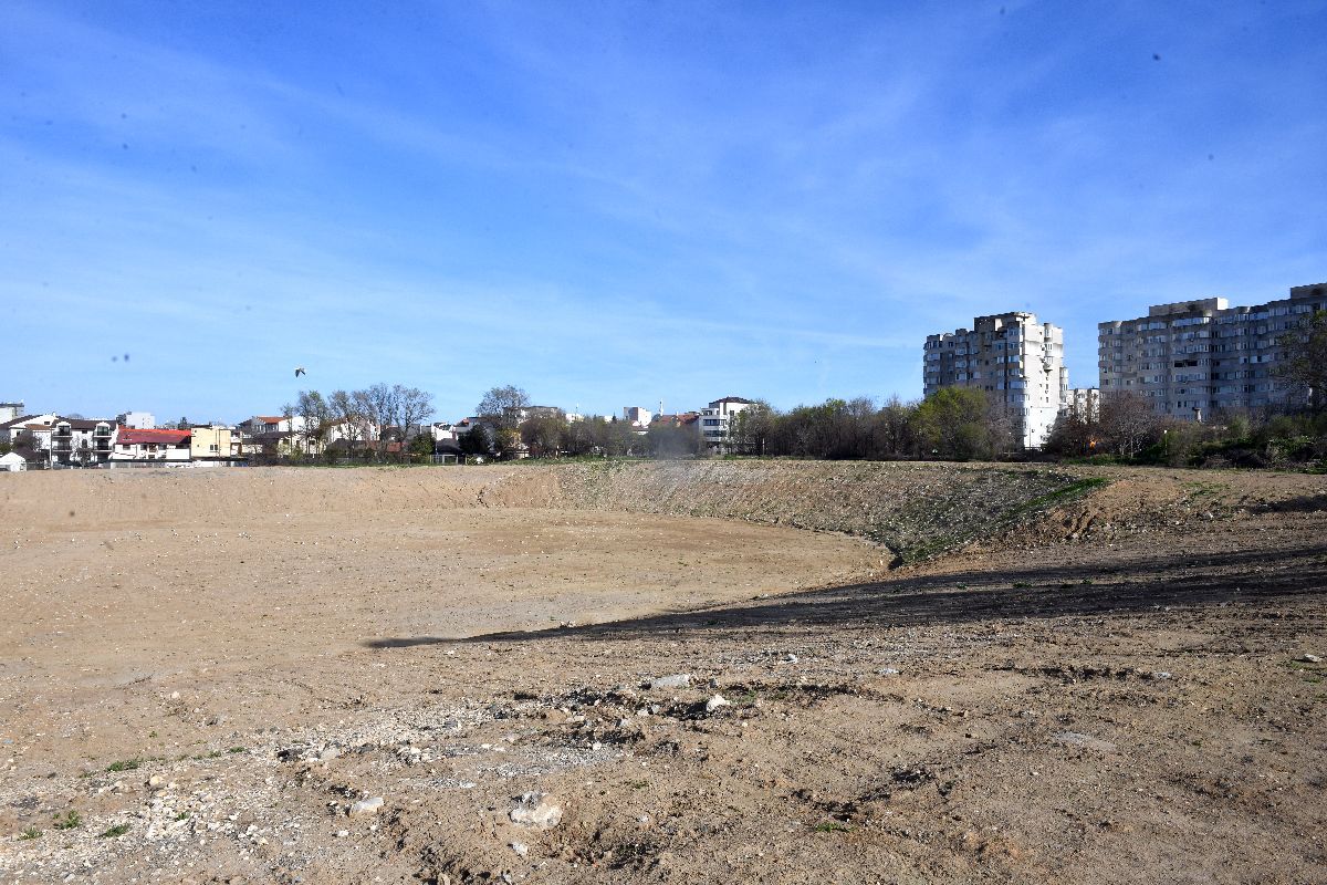 Șantier stadion Constanța - imagini surprinse de GSP pe 31 martie 2024, în istoricul oraș de lângă malul Mării