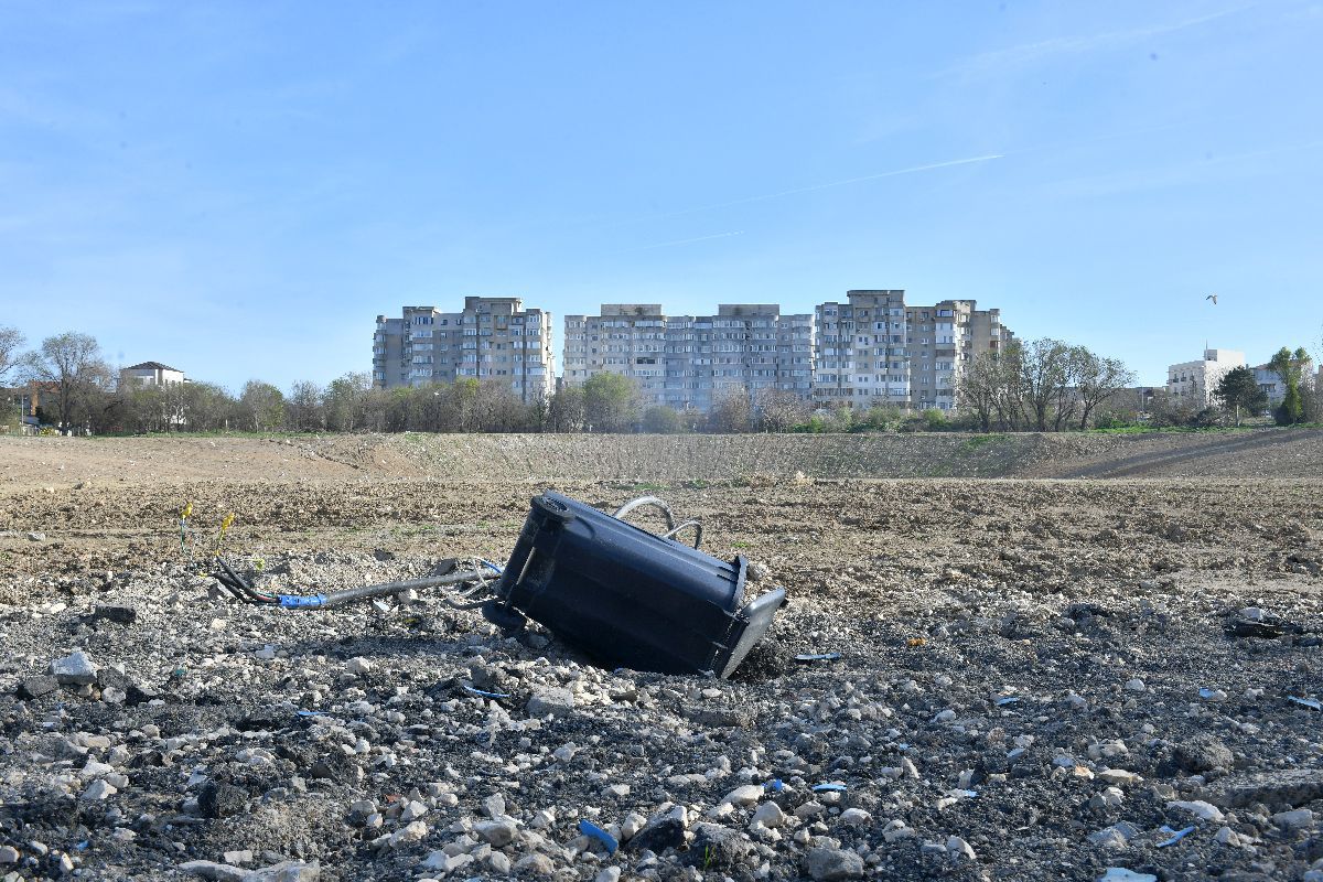 Șantier stadion Constanța - imagini surprinse de GSP pe 31 martie 2024, în istoricul oraș de lângă malul Mării