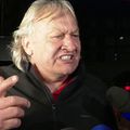 Dănuț Lupu, la ieșirea de la penitenciarul Rahova