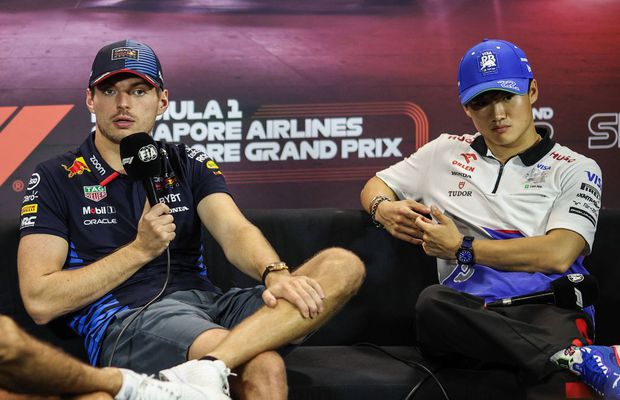 Înainte de prima cursă la Red Bull, Verstappen l-a avertizat pe Tsunoda: „Să se descurce singur”
