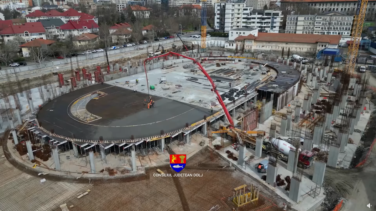 Noul complex sportiv de la Craiova, 3 aprilie 2025