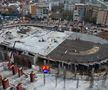 Așa arată acum stadiul lucrărilor la șantierul sălii din Craiova Foto: Consiliul Județean Dolj