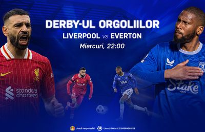 INFOGRAFIC: Liverpool – Everton, duelul orgoliilor din Premier League