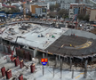 Arena multifuncțională din inima orașului capătă contur » Imaginile spectaculoase surprinse azi pe șantier