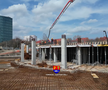 Arena multifuncțională din inima orașului capătă contur » Imaginile spectaculoase surprinse azi pe șantier