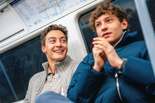 Kimi Antonelli alături de George Russell, colegul său de la Mercedes. Foto: Instagram