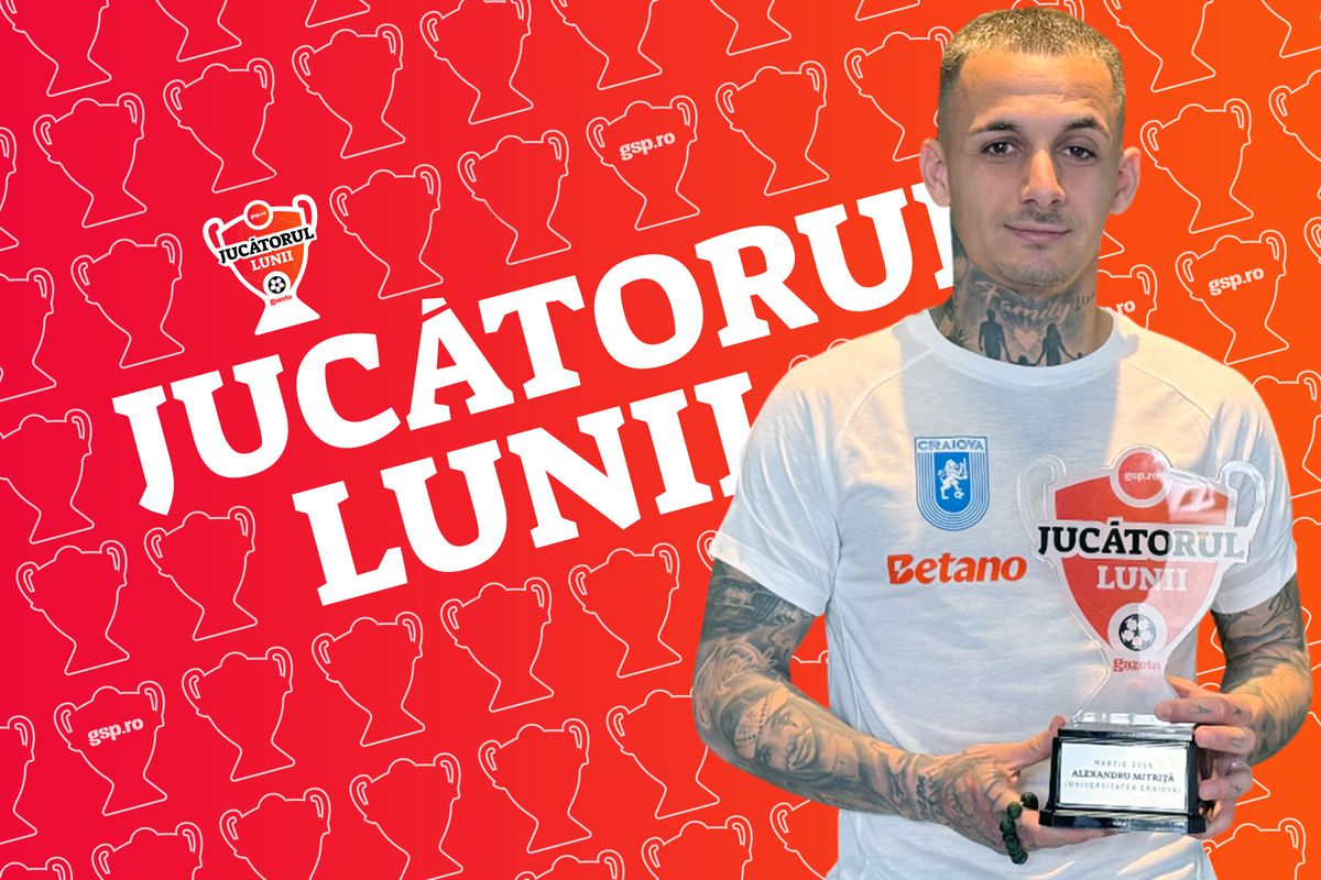 Alex Mitriță, „Jucătorul lunii martie 2025” » Interviu EXCLUSIV pentru GSP: „Aș fi vrut să am mintea de acum la 22-23 de ani... Timpul a trecut”