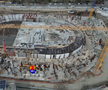 Arena multifuncțională din inima orașului capătă contur » Imaginile spectaculoase surprinse azi pe șantier