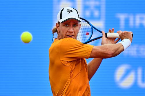 Filip Jianu în acțiune la Țiriac Open Foto: Țiriac Open/Raed Krishan