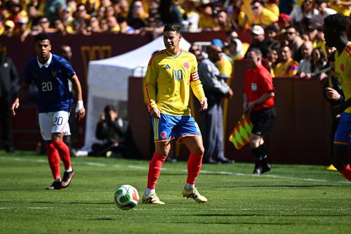 James Rodriguez, în recentul amical cu Franța (1-3) / Foto: Imago