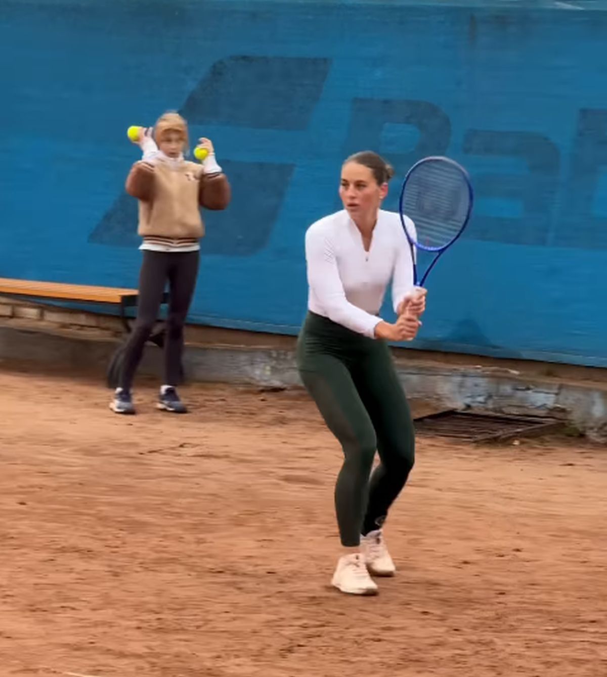 Înfiorător! Marta Kostyuk s-a întors la Kiev: antrenament sub alarme de război