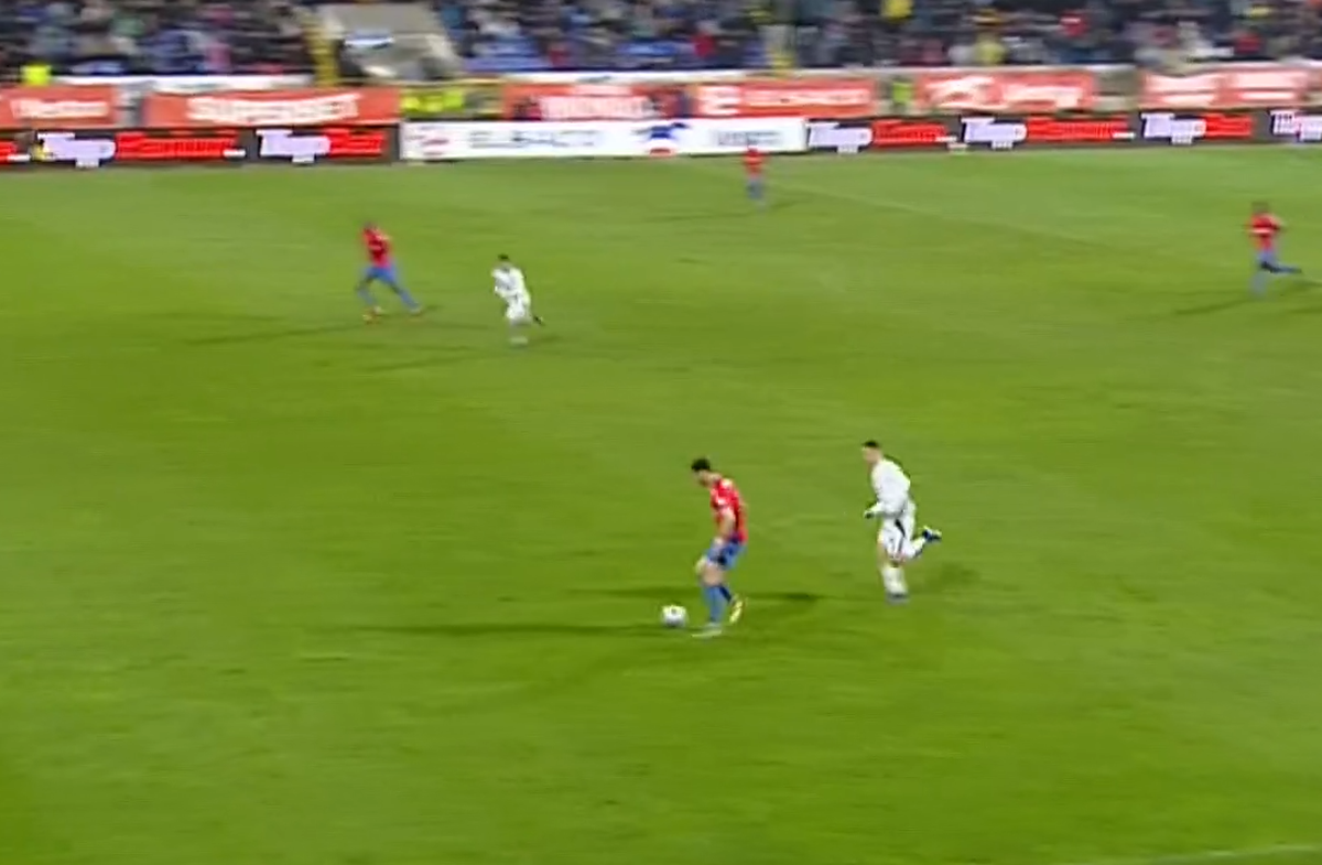 Marius Croitoru a început să danseze după golul de 3-2 din Botoșani - FCSB! Gafă ca la „județeană”