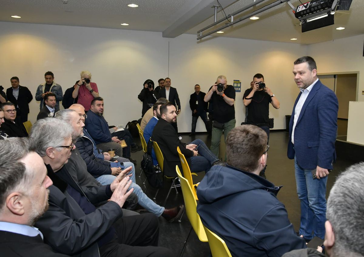 Ciprian Ciucu, ședință la Arena Națională, 3 aprilie 2026