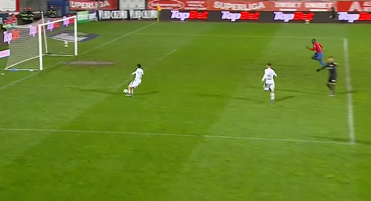 Marius Croitoru a început să danseze după golul de 3-2 din Botoșani - FCSB! Gafă ca la „județeană”