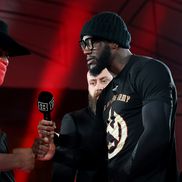 Derek Chisora și Deontay Wilder la proba cântarului // foto: Guliver/gettyimages
