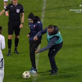 Lovitură de start emoționantă la Botoșani - FCSB // Captură FOTO: Prima Sport 1