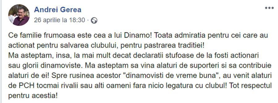 DINAMO. Cine e fostul ministru din Cabinetul Ponta care e membru „Elite DDB”: „Mă așteptam la mai mult de la foști acționari sau glorii dinamoviste”