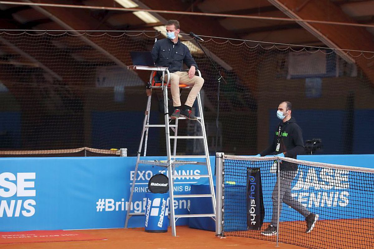 VIDEO + FOTO Tenis cu masca pe față în Germania. „Mi se pare ireal că pot juca din nou!”