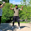 Adrian Petre și Bianca Tirsin în timp ce se antrenau // Sursă foto: captură YouTube