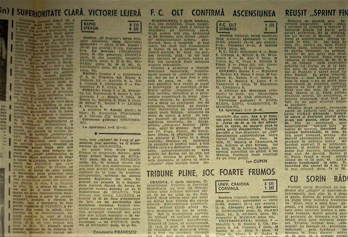 32 de ani de la cea mai mare catastrofă internă a Rapidului: 2-8 cu Steaua! „Rezultatul a fost normal, puteam să le mai dăm 3-4 goluri!”