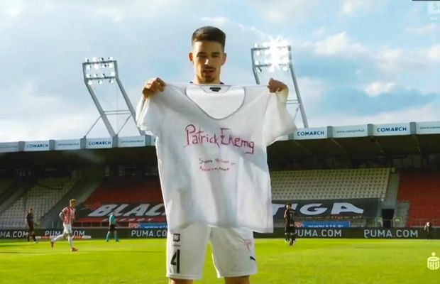 Sergiu Hanca, gol vital și moment înduioșător în Polonia » A dedicat reușita memoriei lui Patrick Ekeng: „Cinci ani fără tine. Rămâi în inima mea”