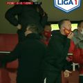 FCSB a deschis scorul în minutul 19 al partidei cu CFR Cluj, printr-un penalty transformat de Florin Tănase. La aceeași fază, azdele au cerut și cartonaș roșu pentru Andrei Burcă.