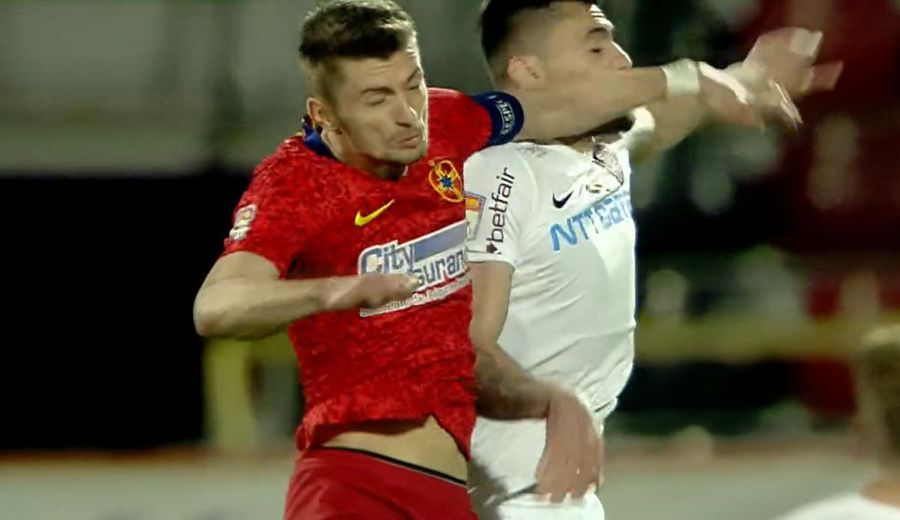 Florin Tănase, OUT pentru următorul meci! Fault dur comis de golgeterul lui FCSB