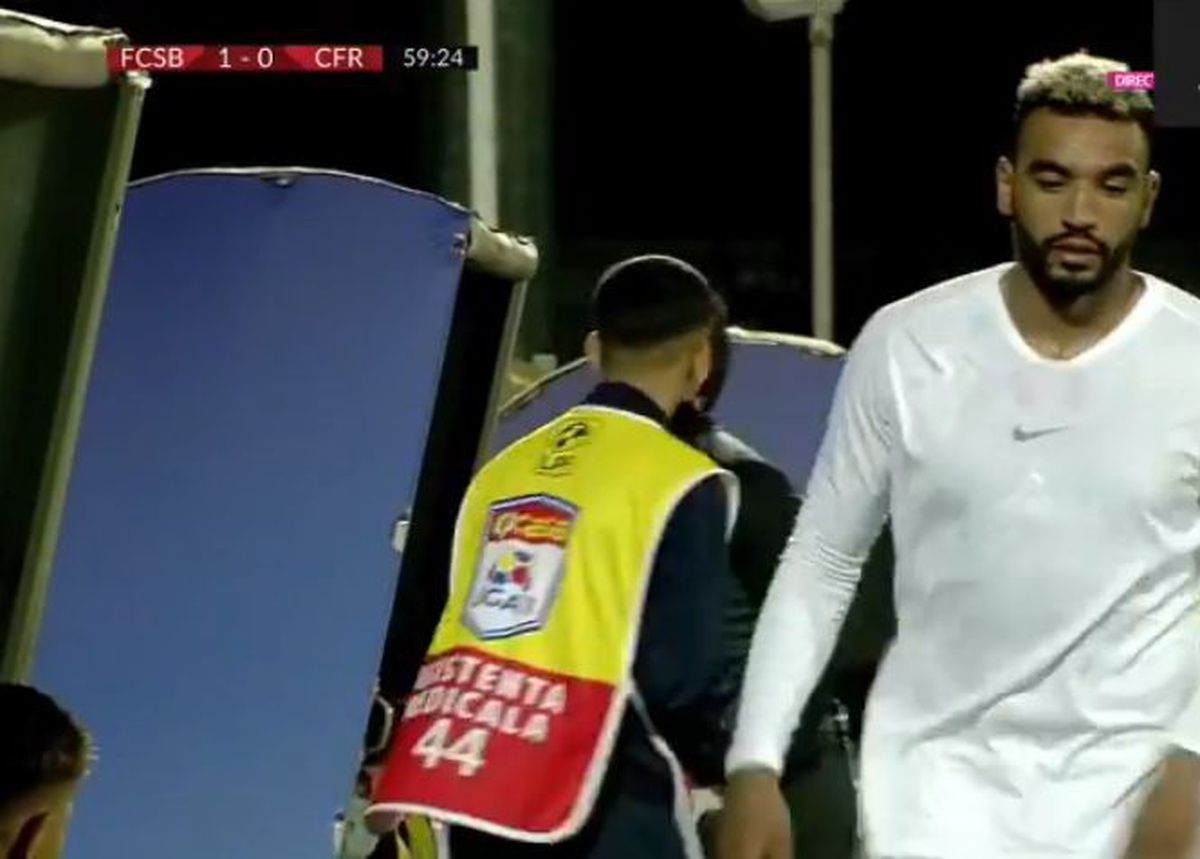 Atmosferă încinsă la CFR » Scos în minutul 4, Gîdea s-a dus direct la vestiare! Înlocuitorul său a fost și el schimbat