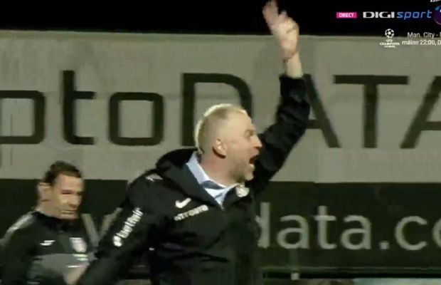 Edi Iordănescu după golul egalizator al lui Burcă: „Dumnezeu e sus și vede!”