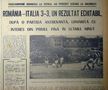 Ziarul Sportul de pe 18 iunie 1972, după România - Italia, 3-3