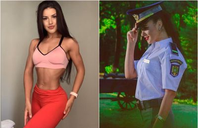 A renunțat la poliție și a devenit culturistă! » Luiza ajunsese imaginea Inspectoratului General al Poliţiei de Frontieră