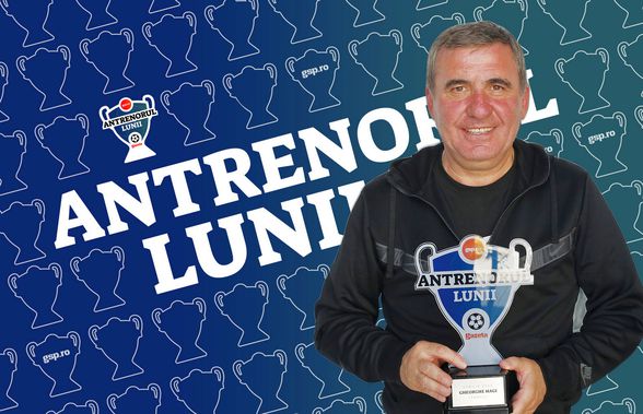 Gheorghe Hagi ales „Antrenorul lunii aprilie” pe GSP.ro » „Al cincilea trofeu de la voi ar însemna și titlul de campion al României!”